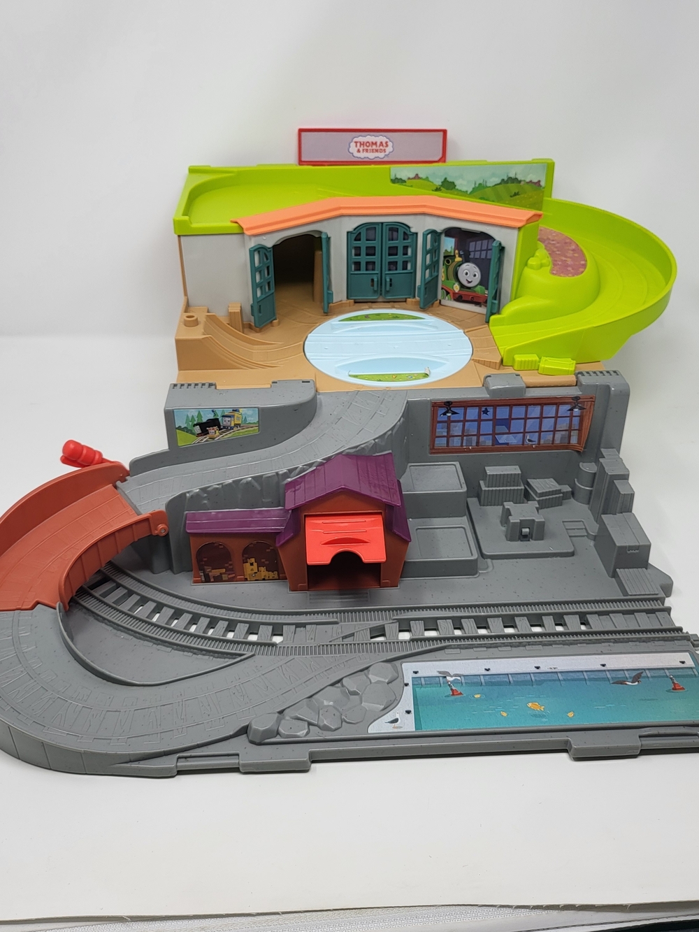 Thomas & Friends Green and Gray Train Playset